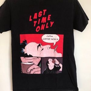 Coffee Lover Comic Strip Graphic T-Shirt